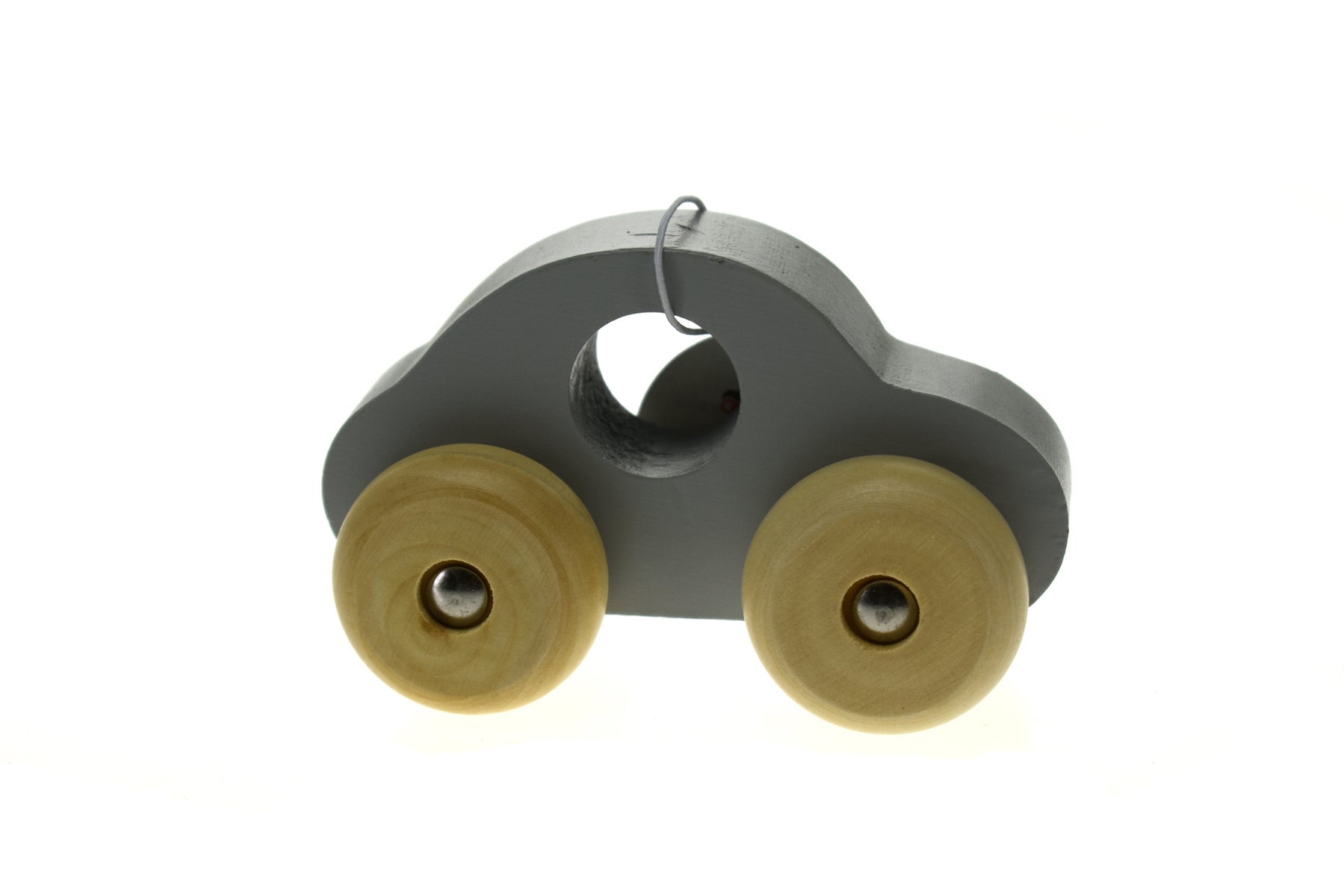 SIMPLE WOODEN TOY CAR - GREY - Bamboo Sprout